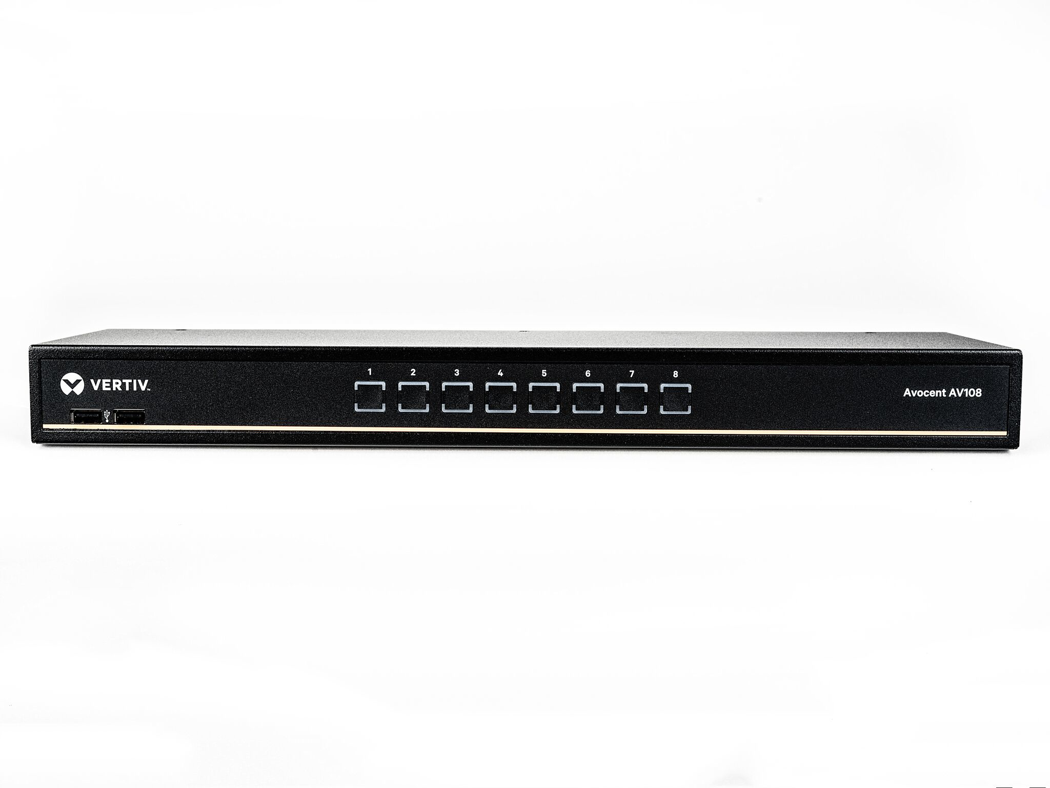 Vertiv Avocent 1x8 KVM switch with USB, w/OSD, push (touch) button