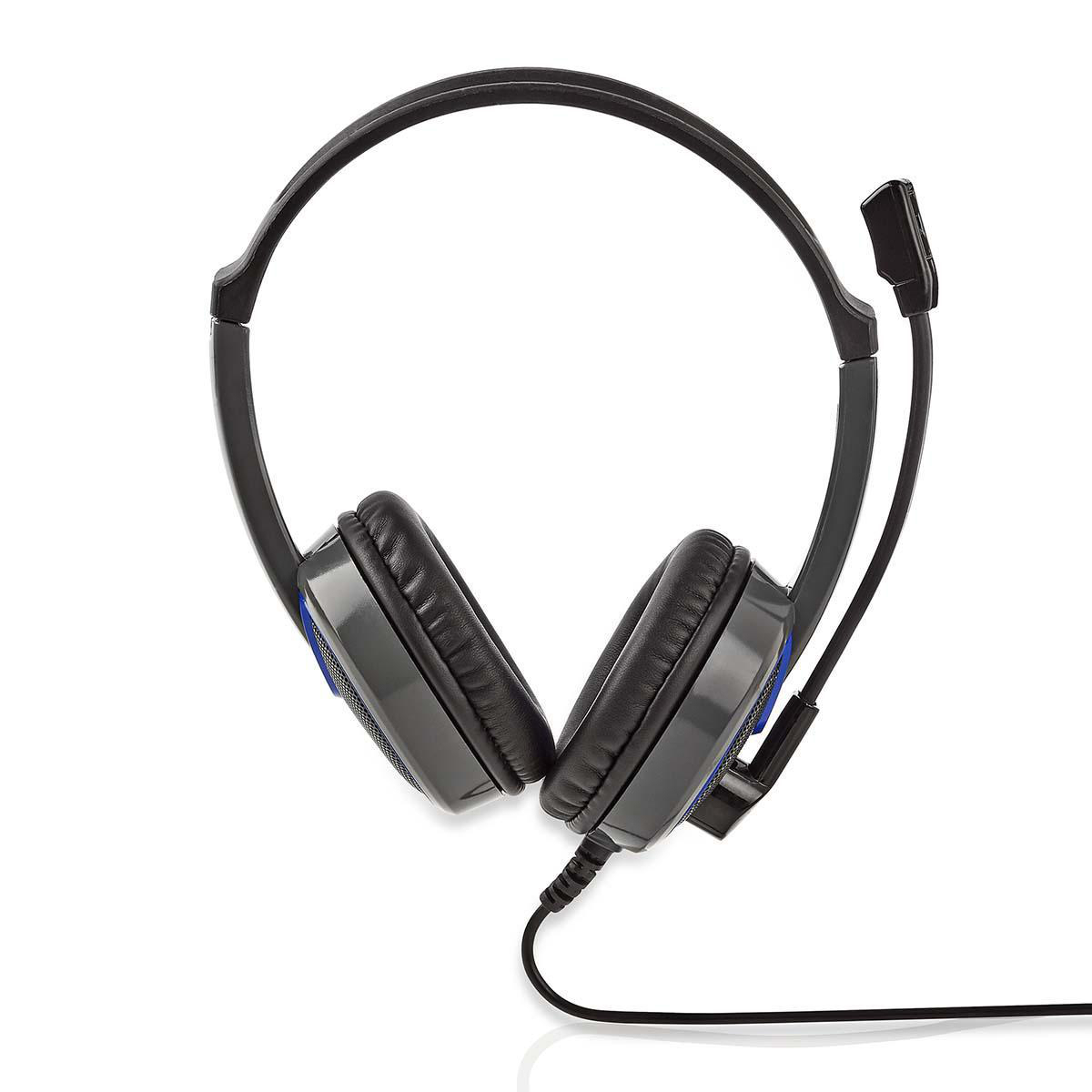 Nedis Gaming Headset, Overear, Microphone, 3.5 mm Connectors