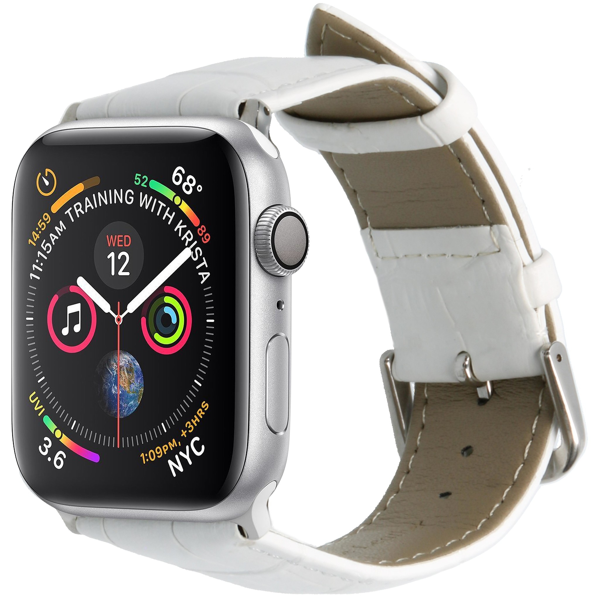 imoshion iMoshion Krokodil leder bandje Apple Watch Series 1-7 / SE -42/44  (AWA4474903502) kopen » Centralpoint