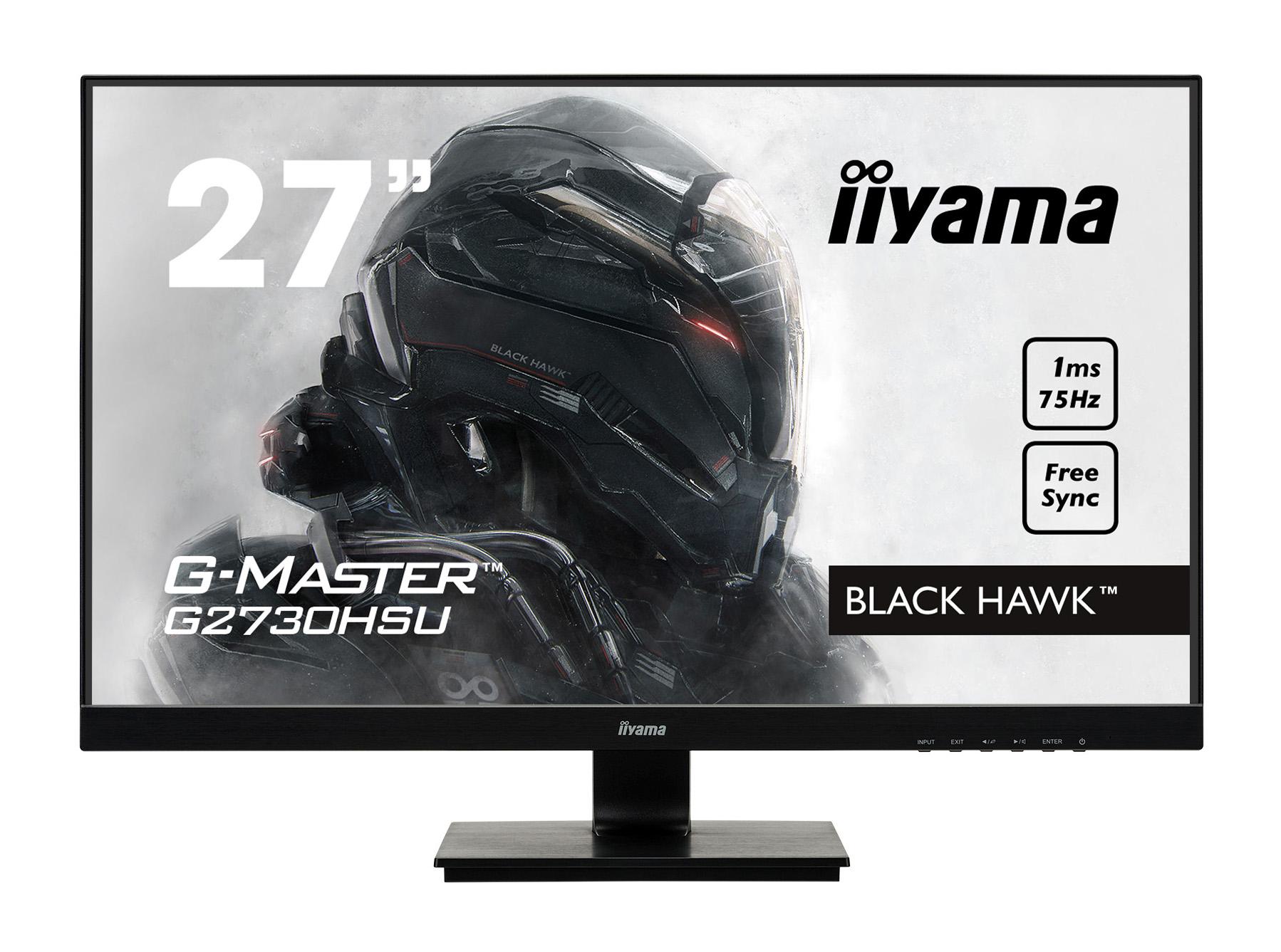 Iiyama G Master Black Hawk G2730hsu B1 68 58 Cm iiyama G-Master Black Hawk G2730HSU-B1 27" Full HD TN - Gaming