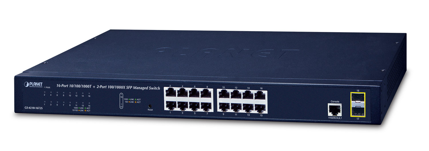 planet 16 port gigabit ethernet switch