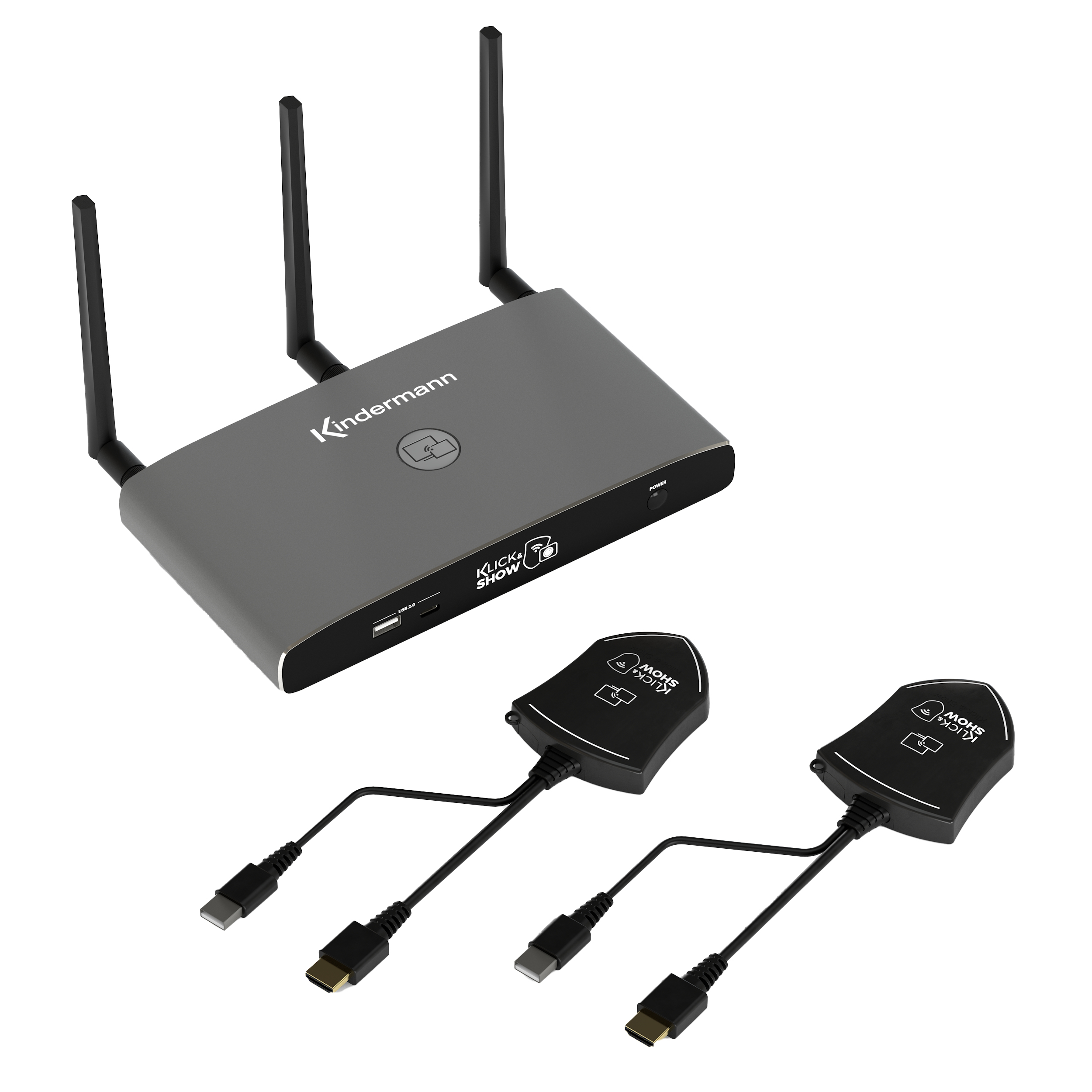 Kindermann KLICK & SHOW KFX HDMI Kit, Wireless Conferencing System