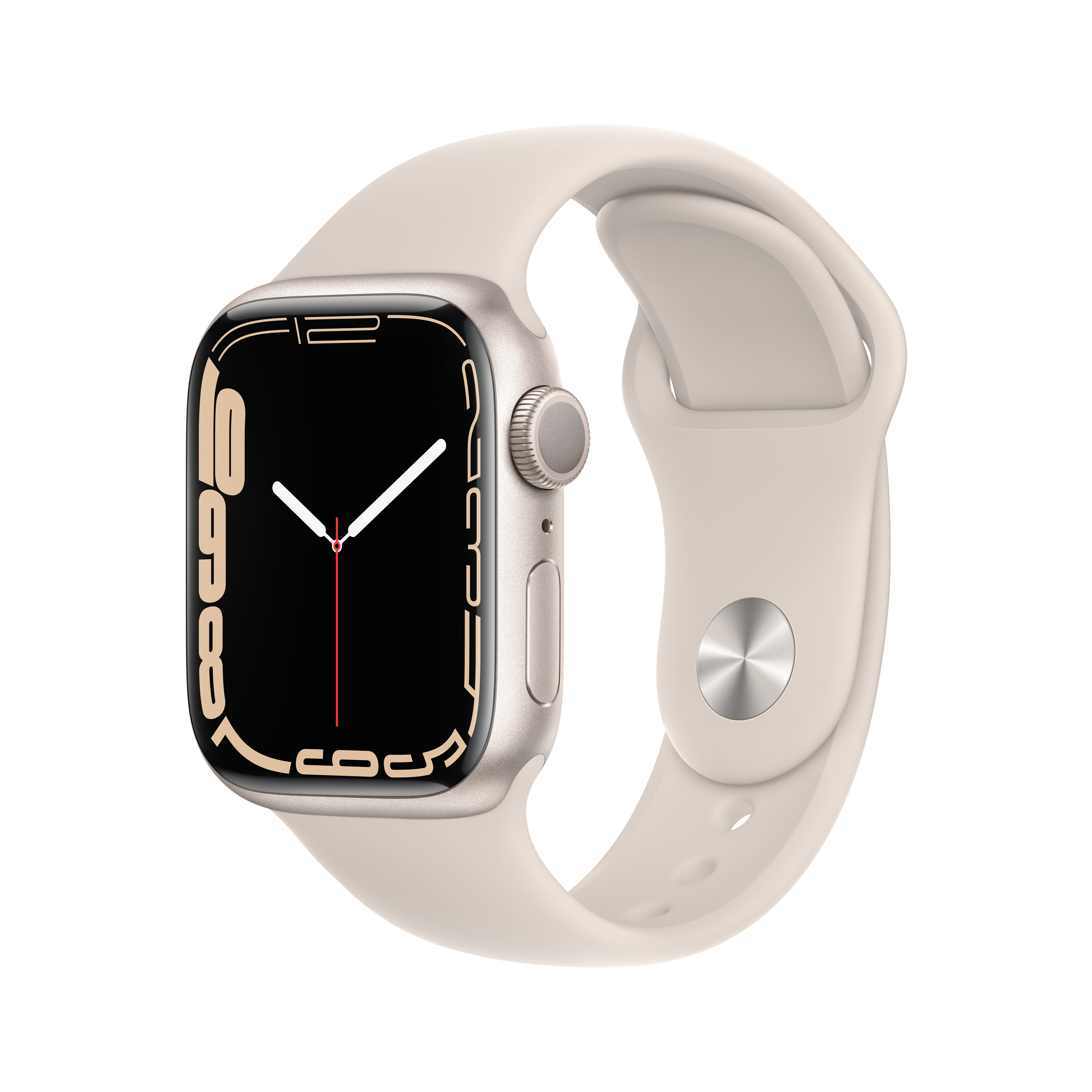 Apple Watch Series 7 (2021) GPS 41mm Starlight (MKMY3NF/A) kopen »  Centralpoint