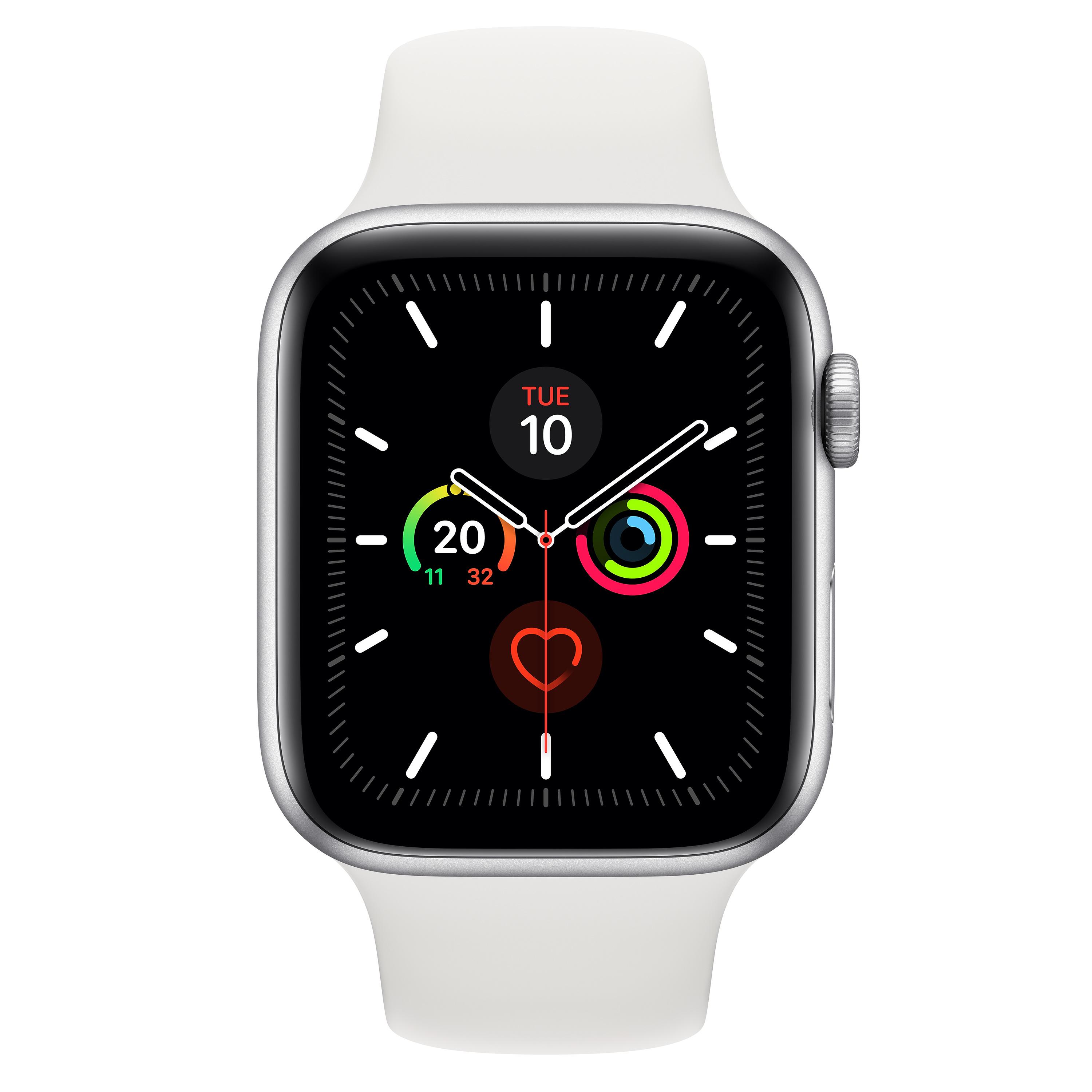 Apple Watch Series 5 44mm Silver (MWVD2NF/A) kopen » Centralpoint