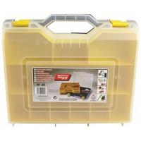 Tayg Case f/ Manual Tools, PP, Base Green, Cover Transparent, Tray Yellow - Groen, Transparant, Geel