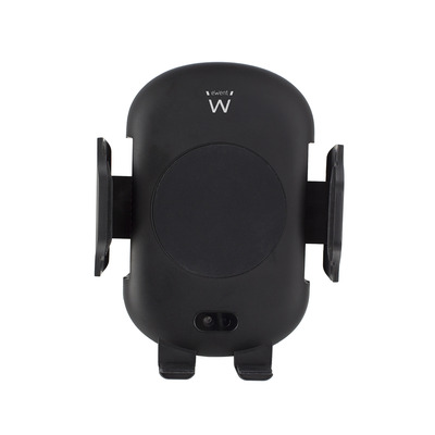 Ewent Automatische Smartphone holder voor in de auto met draadloze snellaadfunctie Houder - Zwart