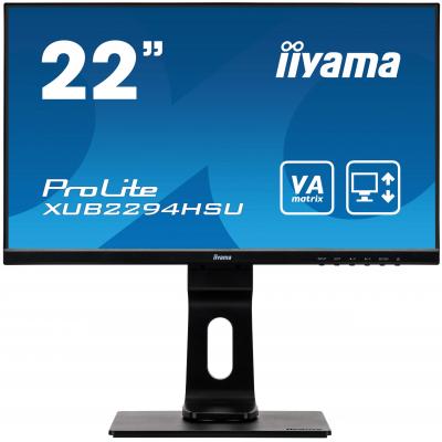 Iiyama ProLite XUB2294HSU-B1 21,5" Full HD VA - Business Monitor - Zwart