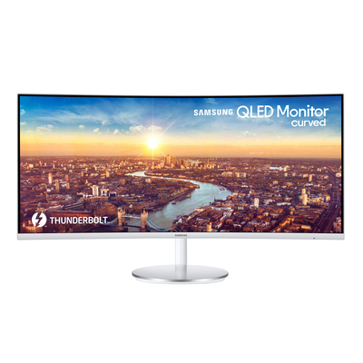 Samsung Curved QLED CJ791 Monitor - Wit