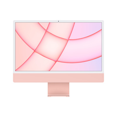 Apple iMac 24" (2021) 4.5K Retina Octaâcore M1 8GB 256GB SSD Pink All-in-one pc - Roze