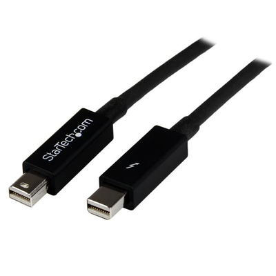 StarTech.com 2m M/M Thunderbolt kabel - Zwart
