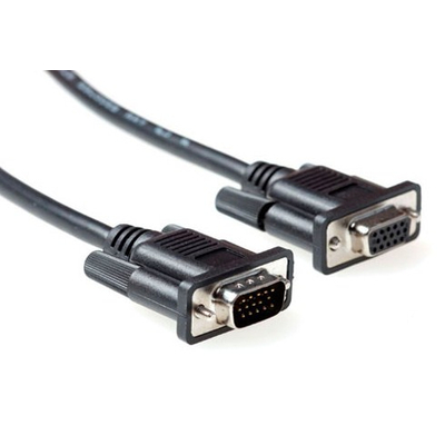 Ewent 1.8m VGA VGA kabel - Zwart