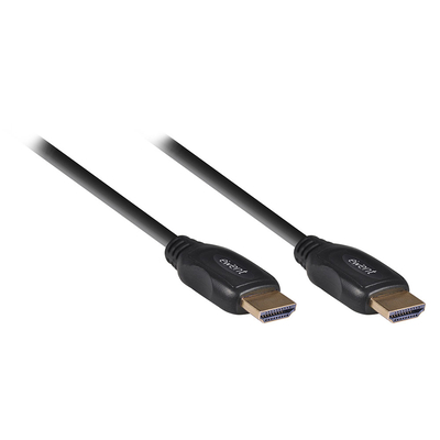 Ewent HDMI, M-M, 2.5m HDMI kabel - Zwart