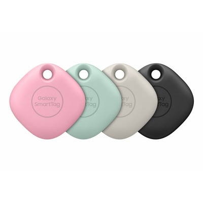Samsung Galaxy SmartTag+ 4 pack - Zwart, Muntkleur, Haver, Roze