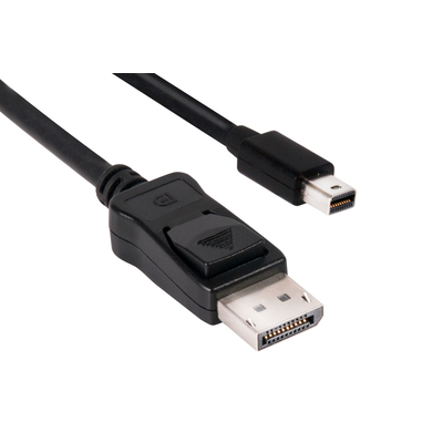 CLUB3D Mini DisplayPort naar DisplayPort 1.4 HBR3 8K60Hz Kabel, 2 Meter - Zwart