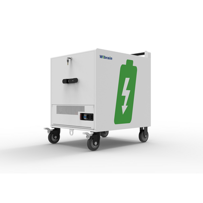 Wibrain W1 voor 32 apparaten Portable device management carts & cabinet - Wit