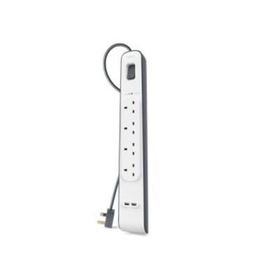 Belkin BSV401VF2M Surge protector - Wit