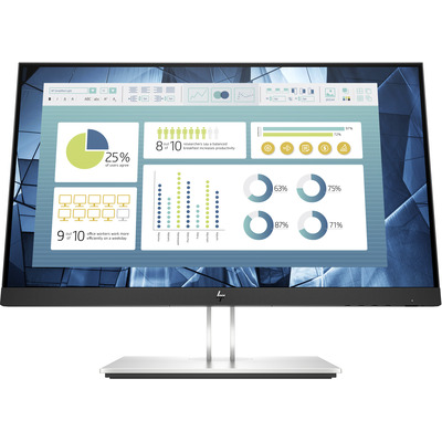 HP E22 G4 Monitor - Zwart, zilver