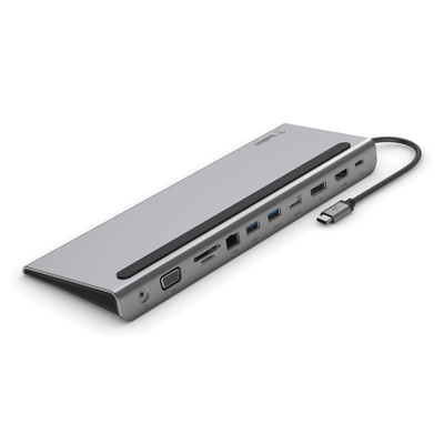 Belkin USB-C 11-in-1 Hub Docking station - Zwart,Grijs