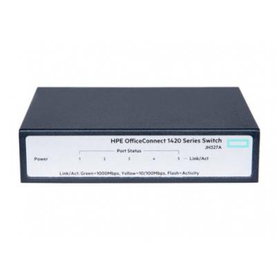Hewlett Packard Enterprise OfficeConnect 1420-5G Switch - Grijs