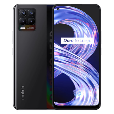 Realme 8 64GB Cyber Black Smartphone - Zwart