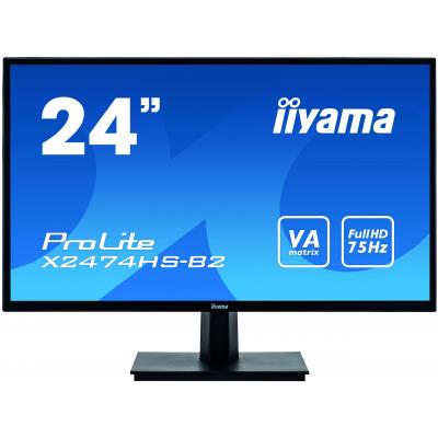 Iiyama ProLite X2474HS-B2 23,6" Full HD VA - Desktop Monitor - Zwart