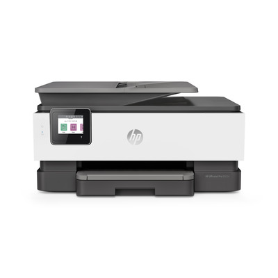 HP 8022e + Multifunctional - Zwart, Cyaan, Magenta, Geel