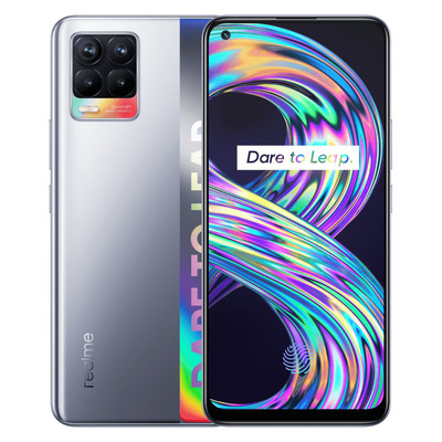 Realme 8 64GB Cyber Silver Smartphone - Zilver