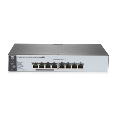 Hewlett Packard Enterprise OfficeConnect 1820 8G PoE+ (65W) Switch - Grijs