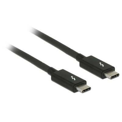 DeLOCK 84845 Thunderbolt kabel - Zwart
