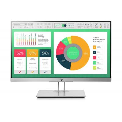 HP EliteDisplay E223 21,5" FHD IPS Monitor - Zwart, Zilver