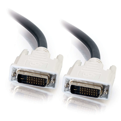 C2G 0,5m DVI-D(TM) M/M Dual Link digitale videokabel DVI kabel - Zwart