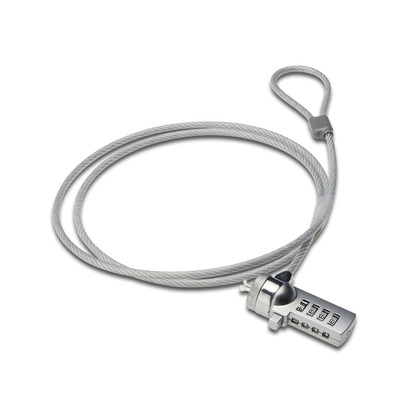 Ewent EW1241 Laptopslot met cijfercode Kabelslot - Zilver