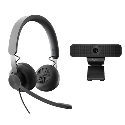 Logitech Personal Collaboration kit - Zone Wired & C925e - UC Videoconferentie systeem - Zwart
