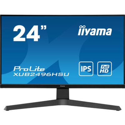 Iiyama ProLite 23.8" IPS LED, 1920 x 1080 @75Hz, 16:9, 250 cd/m², 1000:1, 1ms, HDMI, DisplayPort, USB Hub, RMS .....