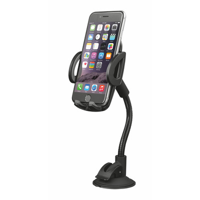 Trust CAR GOOSENECK PHONE HOLDER Houder - Zwart