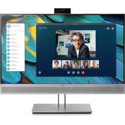 HP EliteDisplay E243m 23,8" FHD IPS (ingebouwde webcam) Monitor - Zwart, Zilver
