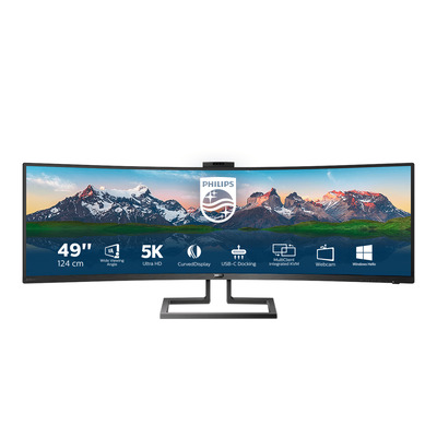 Philips P-Line SuperWide Curved LCD Monitor - Zwart