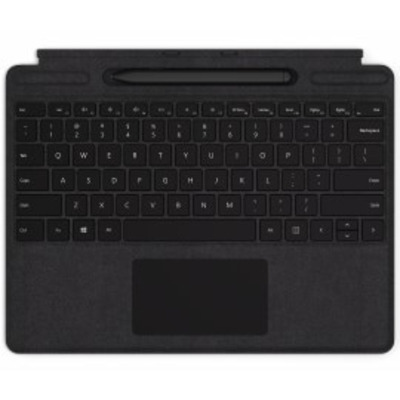 Microsoft Surface Pro X Signature Keyboard met Slim Pen Bundel - QWERTY Mobile device keyboard - Zwart