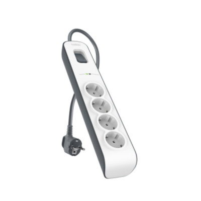 Belkin 4 Outlet DE, 525 Joules Surge protector - Wit