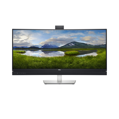 DELL C3422WE Monitor - Zwart, zilver