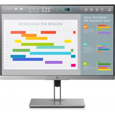 HP EliteDisplay E243i 24" WUXGA IPS Monitor - Zwart, Zilver