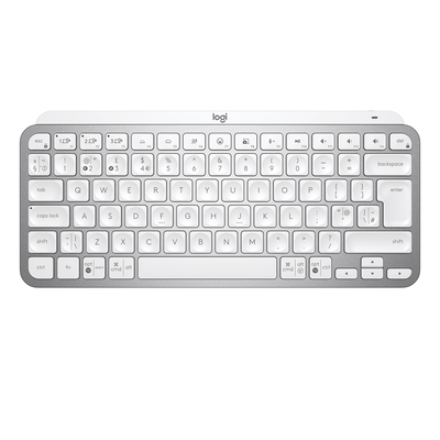 Logitech MX Keys Mini Minimalist Wireless Illuminated Keyboard - QWERTY Toetsenbord - Zilver,Wit