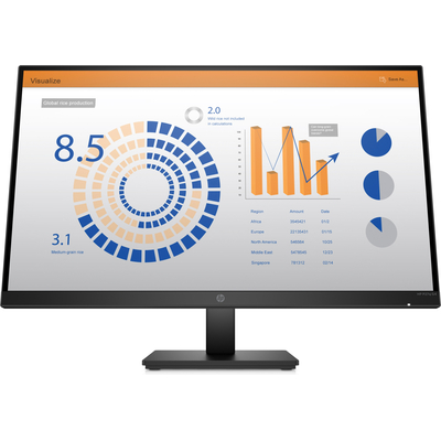 HP P27q G4 QHD Height Adjust Monitor - Zwart