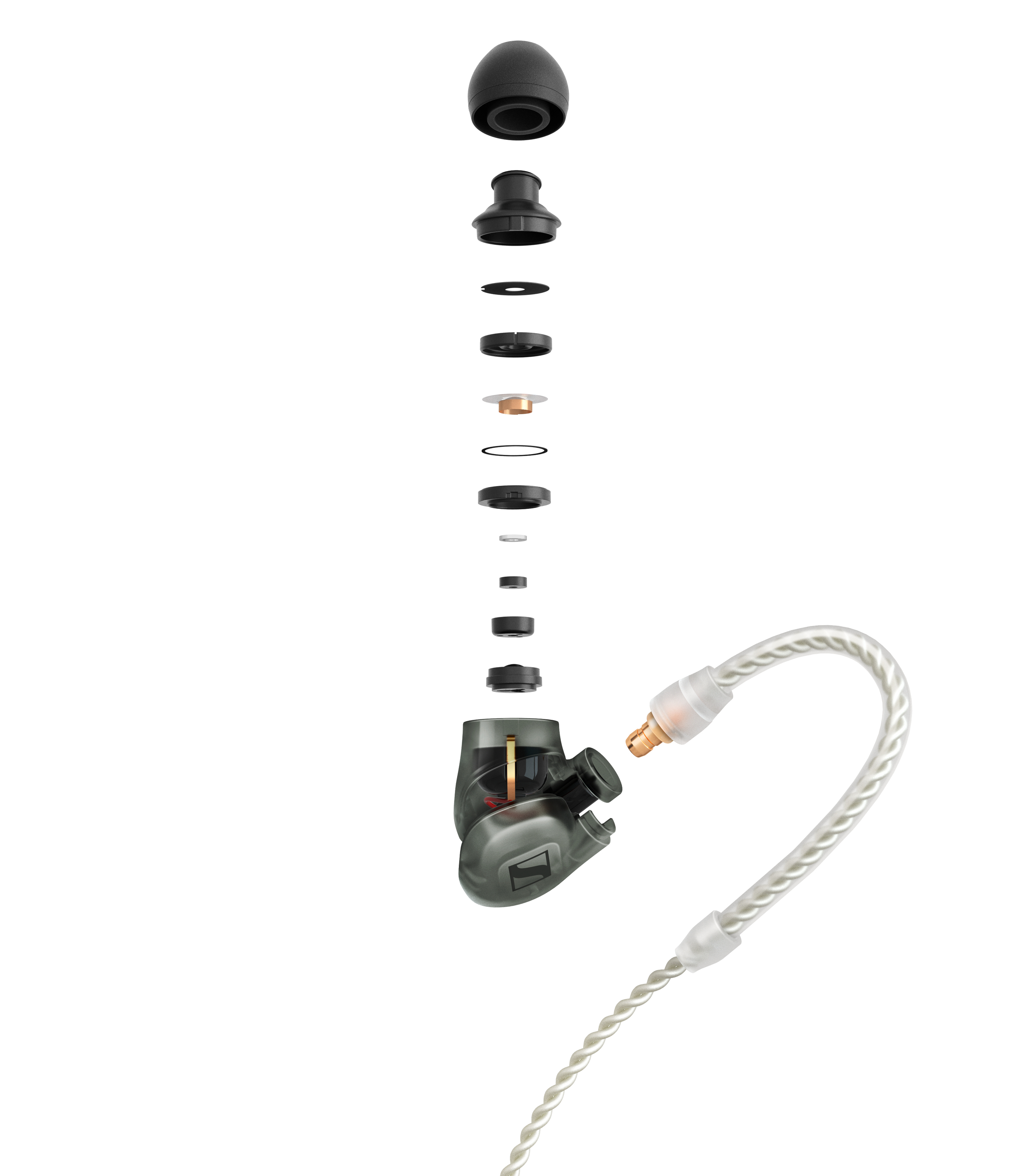 Sennheiser IE 500 PRO Smoky Black (507479) kopen » Centralpoint