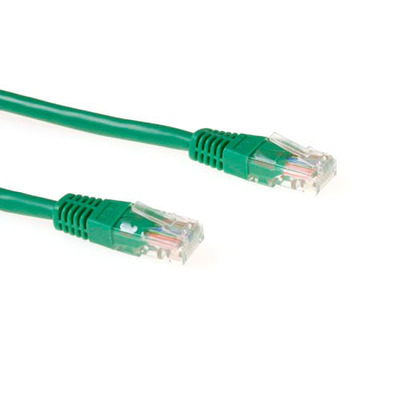 langs Oude man gelijktijdig ACT Groene 0,25 meter UTP CAT6 patchkabel met RJ45 connectoren (IB8752)  kopen » Centralpoint