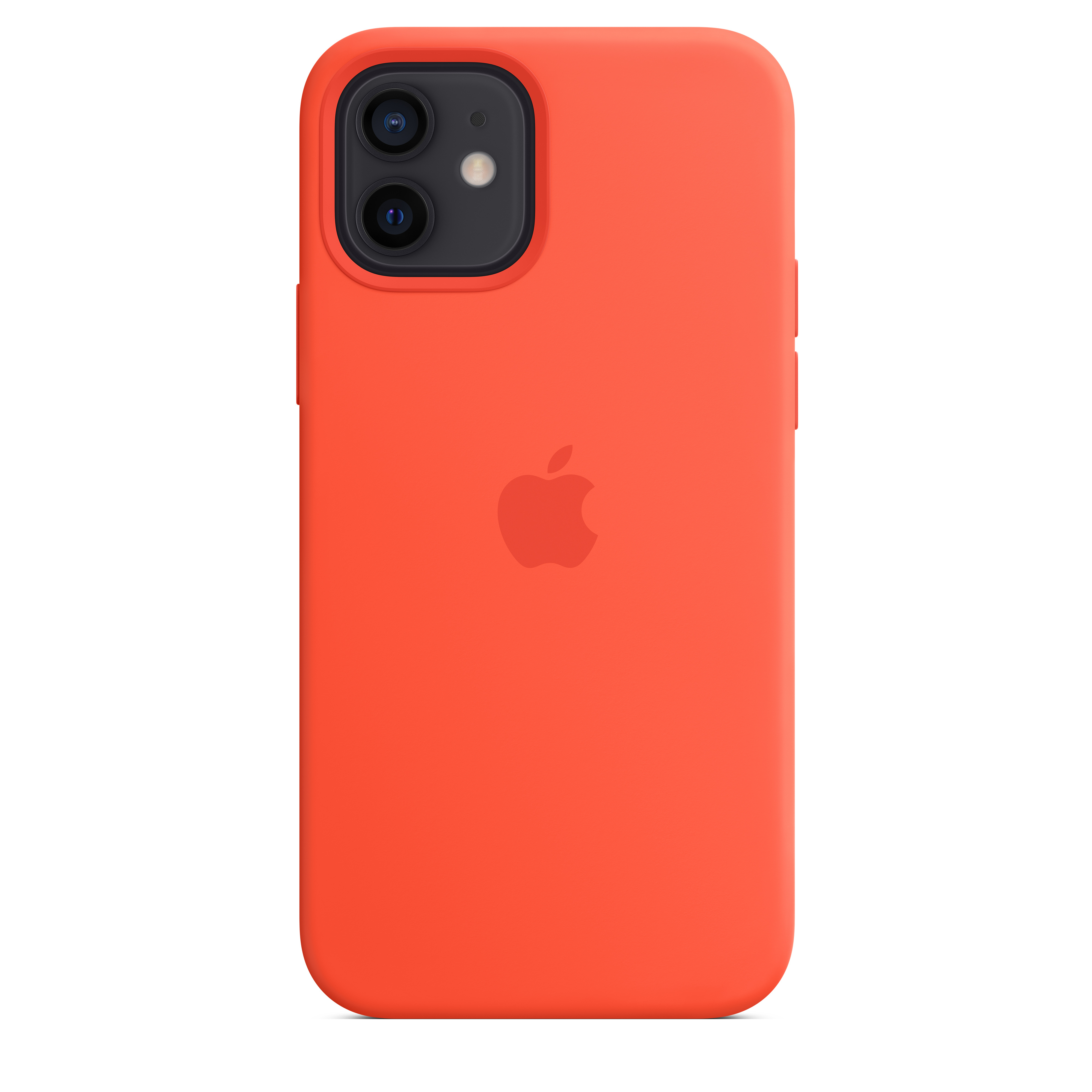 Op de een of andere manier Korst zijde Apple iPhone 12, 12 Pro Silicone Case with MagSafe - Electric Orange  (MKTR3ZM/A) kopen » Centralpoint