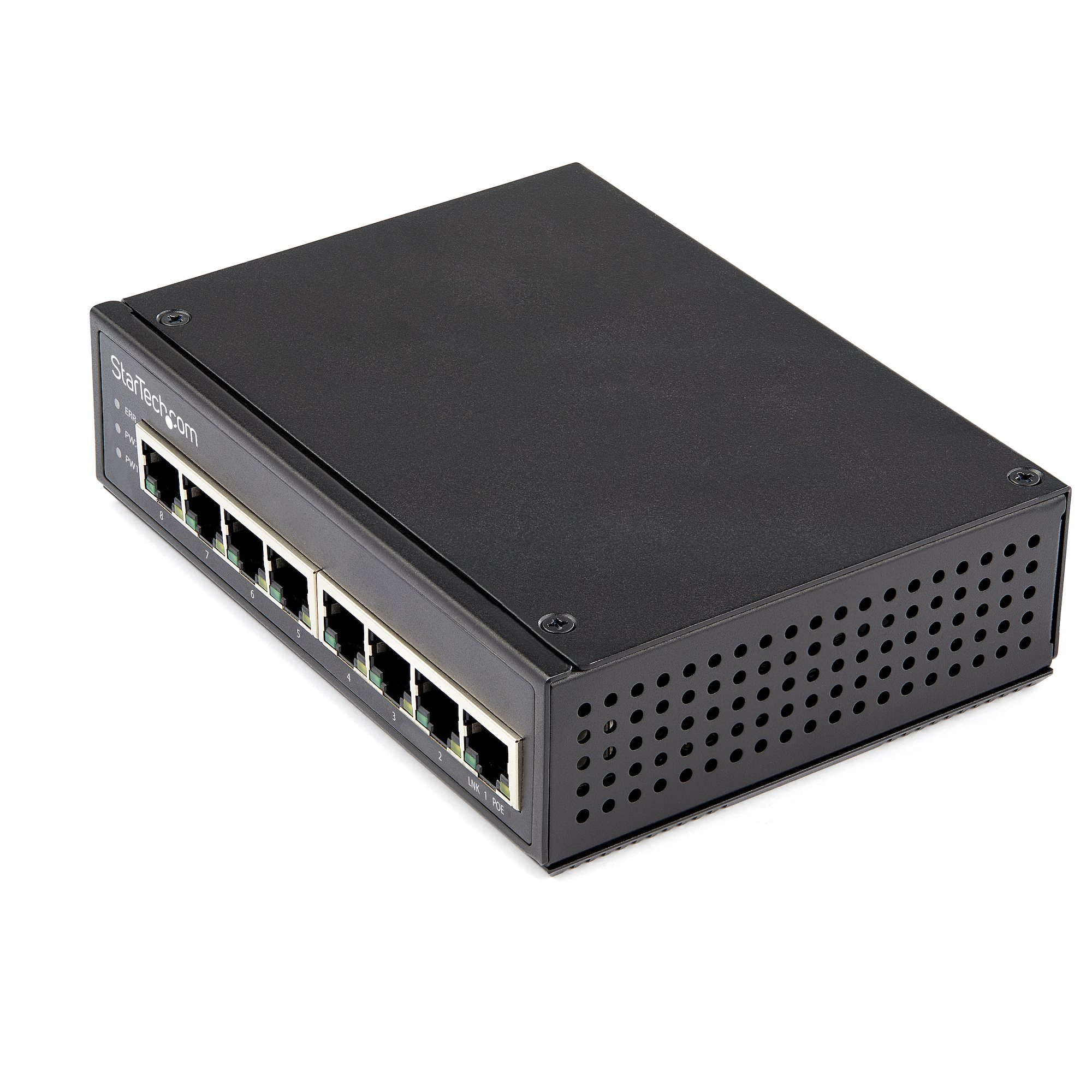 Industrial 8 Port Gigabit PoE Switch 30W Power Over