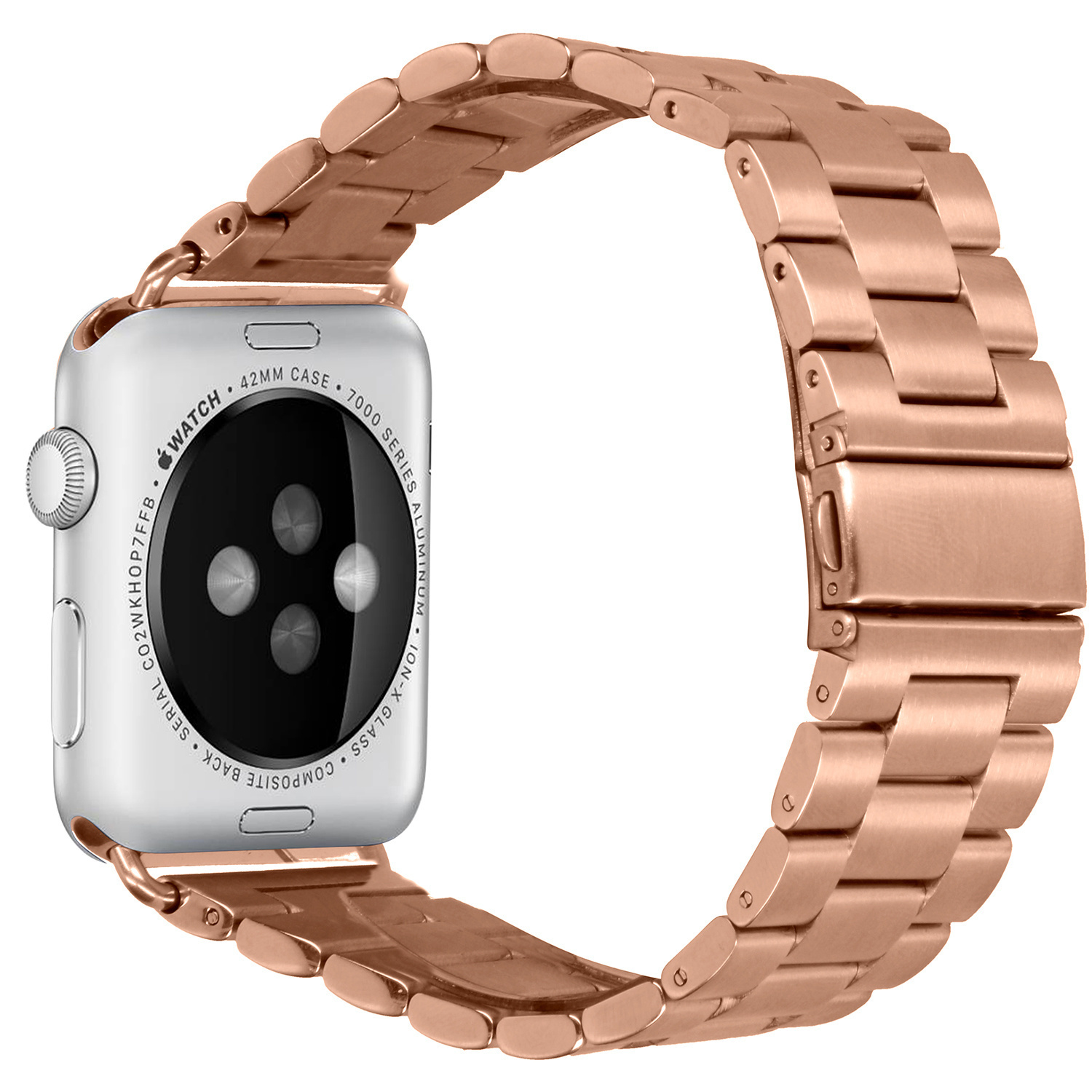 imoshion Stalen bandje Apple Watch Series 1 t/m 6 / SE - 42/44mm - Rosé  Goud / Rosé Gold (AWA4424236204) kopen » Centralpoint
