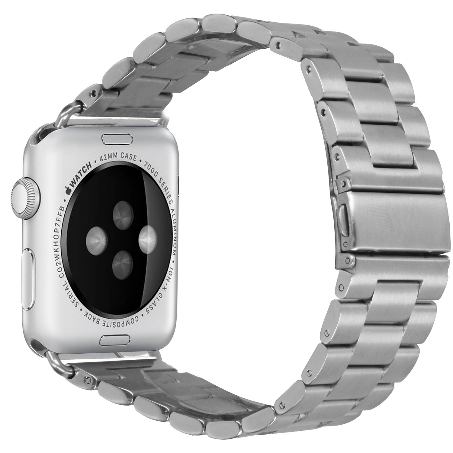 imoshion Stalen bandje Apple Watch Series 1 t/m 6 / SE - 42/44mm - Zilver /  Silver (AWA4424236202) kopen » Centralpoint
