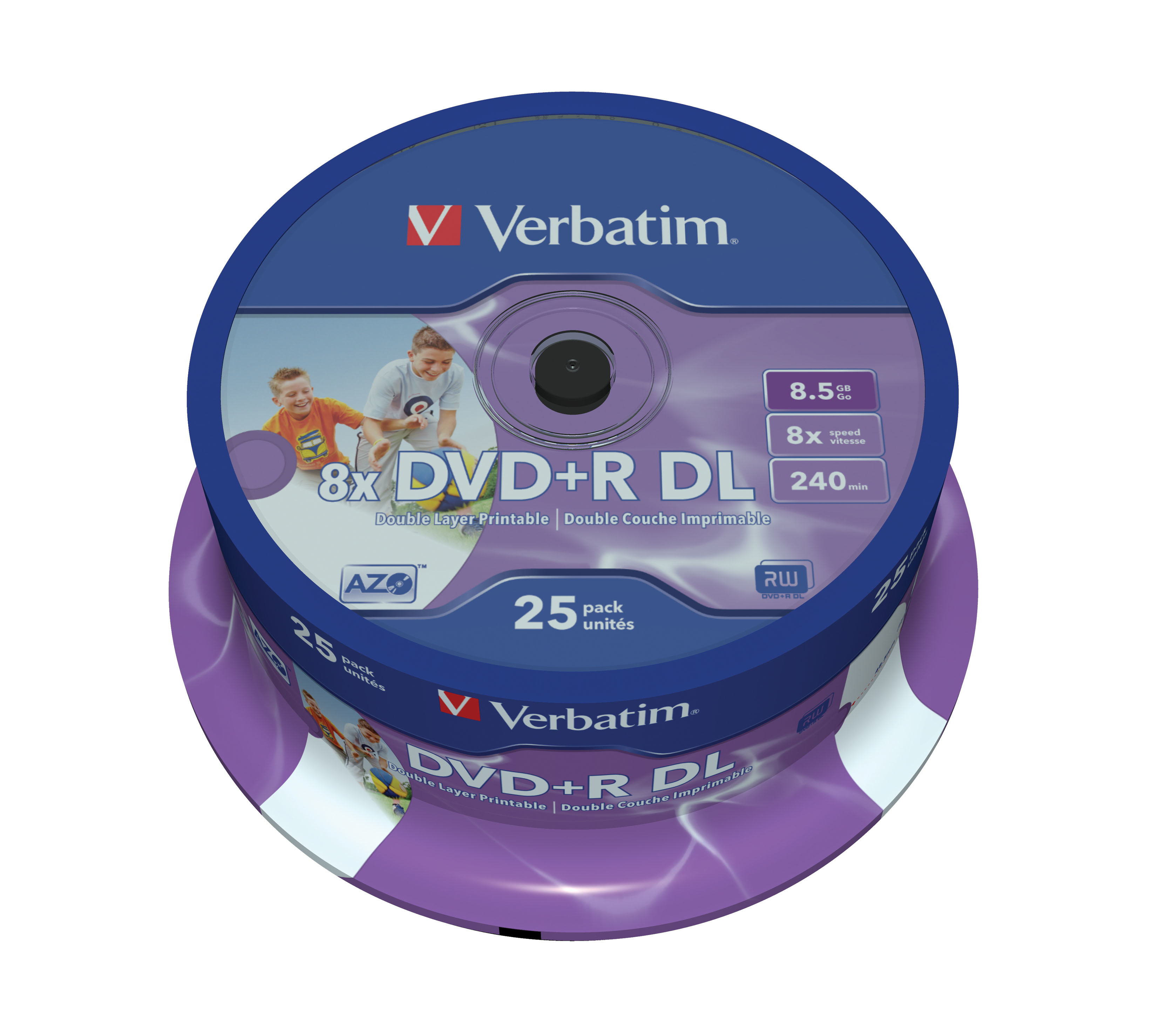 Verbatim DVD+R Double Layer Inkjet Printable 8x, 25pcs (43667) kopen ...